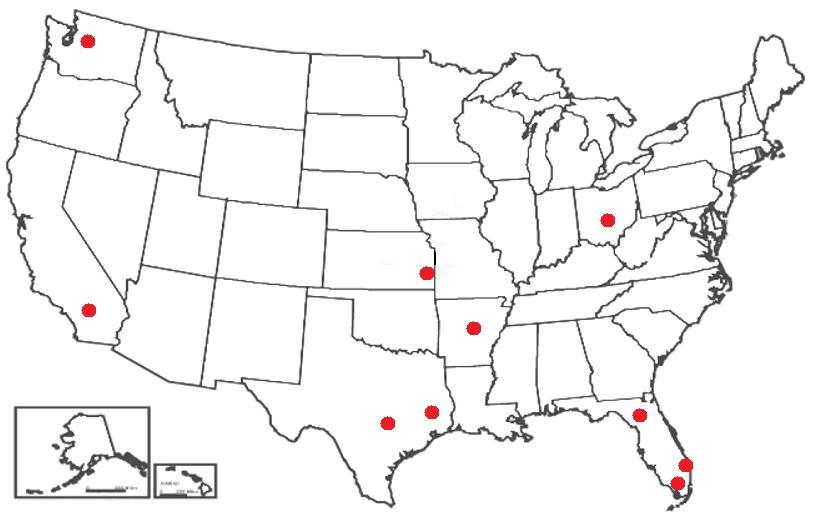 This is the most current location information as of April 27 2009